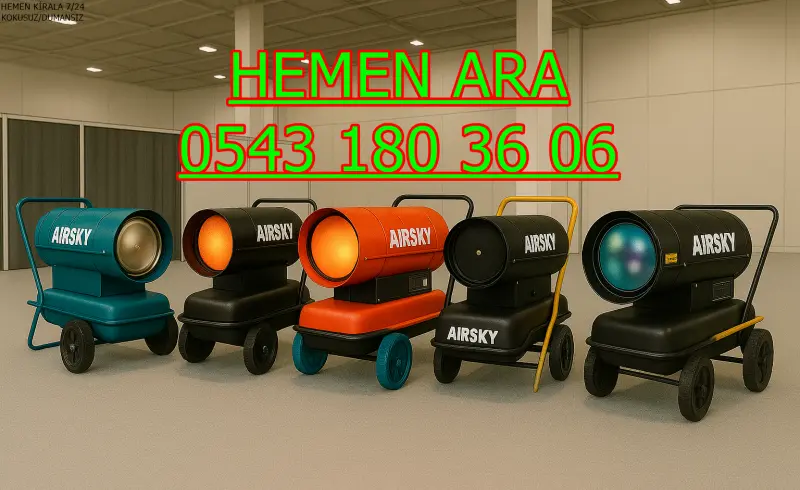 Karatay ve Meram ve Sincan MAZOTLU ELEKTRİKLİ ISIMAK ISITICI KİRALAMA