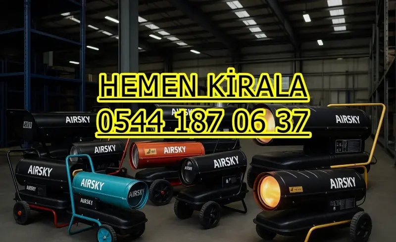 Kartal ve Küçükçekmece ve Maltepe MAZOTLU ELEKTRİKLİ ISIMAK ISITICI KİRALAMA